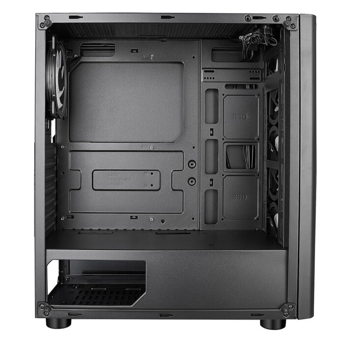 CIT Tornado ATX Gaming Case 4x ARGB Fans TG Front and Side Panel EPE - Image 7