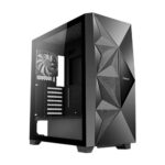 Antec DF800 Gaming Case w/ Glass Window, ATX, Geometrical Mesh Design, 1 x Fan, Advanced Ventilation, LED Control Button