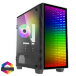 GameMax Abyss Mini ARGB Gaming Case 1x ARGB fan 1x ARGB Hub
