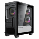 GameMax Aero Mini ARGB Case 4 x ARGB Fans Black With White Internals - Image 8