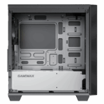 GameMax Aero Mini ARGB Case 4 x ARGB Fans Black With White Internals - Image 6