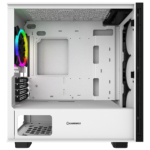 GameMax Commando MATX White 1x Side Window 1 x ARGB Velocity Fan - Image 7