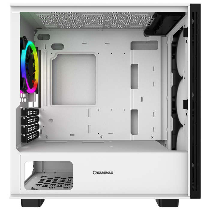 GameMax Commando MATX White 1x Side Window 1 x ARGB Velocity Fan - Image 7