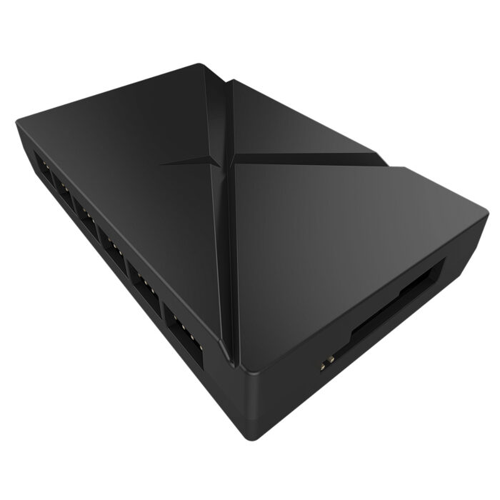 ARGB Bulk Fan Hub 3pin Aura Sync 3pin Power 6 Port PWM RF Remote Sata - Image 2