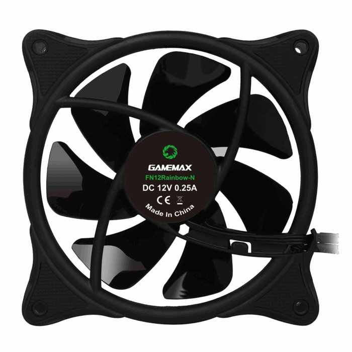 Mirage Rainbow RGB 120mm Fan 5V Addressable 3pin Header 3pin MB - Image 4