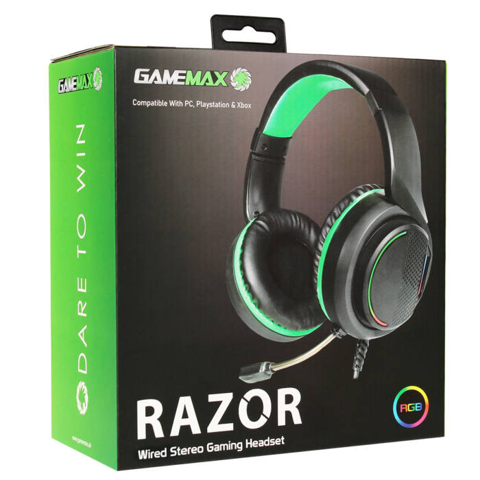 GameMax Razor RGB Gaming Headset and Mic with 5.1 Surround Sound - Image 6