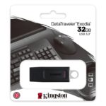 Kingston DataTraveler Exodia 32GB USB 3.2 Blk/White USB Flash Drive