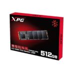Adata XPG SX6000 Pro 512GB M.2-2280 SSD, PCIE GEN3X4 - Image 2
