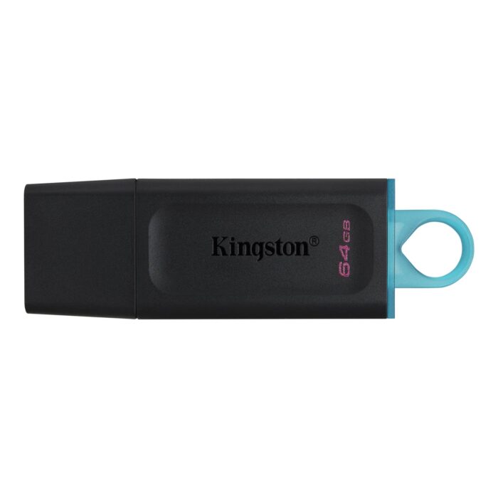 Kingston DataTraveler Exodia 64GB USB 3.2 Blk/Cyan USB Flash Drive - Image 2