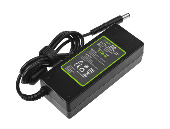 Green Cell PRO Charger / AC Adapter /AD09P/ 19.5V 4.62A 90W for Dell-Plug: 7.4mm-5.0mm - Image 1
