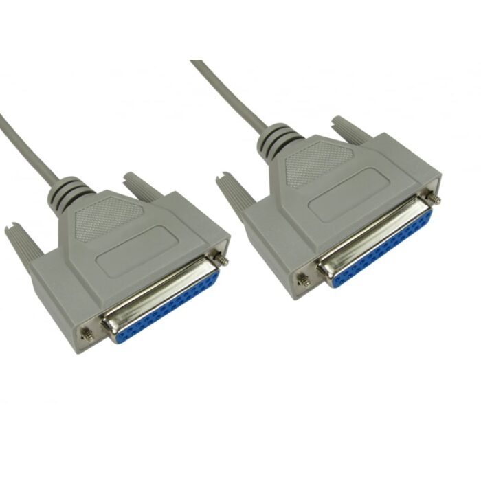 2m D25 (F) to D25 (F) Null Modem Cable - Image 1