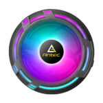 Antec T120 Chromatic Compact Heatsink & Fan, Intel & AMD Sockets, RGB Silent Fan, Black Aluminium Fins, 95W TDP - Image 2