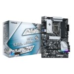 ASRock H570 STEEL LEGEND Motherboard, Intel Socket 1200, 11th/10th Gen, USB 3.2 Type-C, RGB, DDR4, Dragon 2.5G LAN