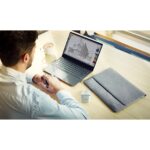 Lenovo 14 Inch Ultra Slim Laptop Sleeve, Polyester, Grey - Image 3