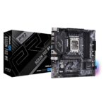 ASRock B660M PRO RS Motherboard, Intel Socket 1700, 12th Gen, DDR4, Micro ATX, USB 3.2 Gen1, Intel Gigabit LAN, RGB, HDMI, DisplayPort