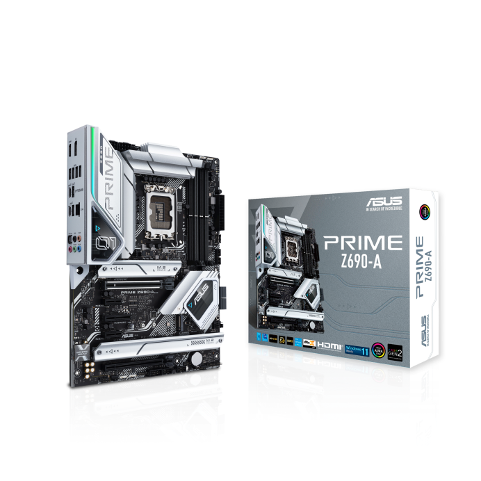 ASUS PRIME Z690-A Asus PRIME Z690-A, Intel Z690, 1700, ATX, 4 DDR5, HDMI, DP, 2.5G LAN, PCIe5, RGB, 4x M.2 - Image 1
