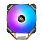Antec A400i Neon Lighting Heatsink & Fan, Intel & AMD Sockets, PWM RGB Silent Fan, 4 Direct Touch Heatpipes, 150W TDP - Image 3
