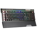 Marvo BigBang P1 KG965G RGB Mechanical Gaming Keyboard, Full Size Mutimedia, USB 2.0, Blue Switches, RGB backlighting For Each Key, Anti-ghosting, 19-key Rollover Support, 6 macro keys, Black - Image 4