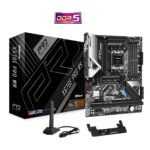 ASRock X670E Pro RS Motherboard, AMD Socket AM5, 4x DDR5 DIMMs, ATX, PCIe 5.0 x16, Blazing M.2 PCIe Gen5x4, USB 3.2 Type-C, Realtek 2.5G LAN, 802.11ax Wi-Fi 6E