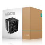 DeepCool AK620 Universal Socket 120mm PWM 1850RPM Black Fan CPU Cooler - Image 2