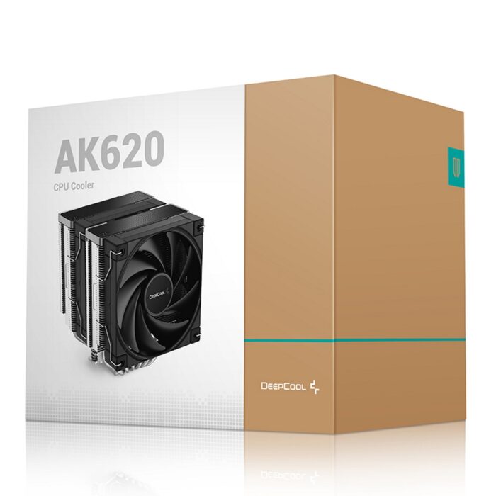 DeepCool AK620 8 DeepCool AK620 Universal Socket 120mm PWM 1850RPM Black Fan CPU Cooler - Image 2