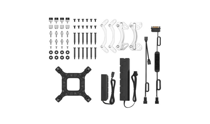 DeepCool GamerStorm CASTLE 360EX-AR Universal Socket 360mm PWM 1800RPM ARGB LED AiO Liquid CPU Cooler with Wired ARGB Controller - Image 5