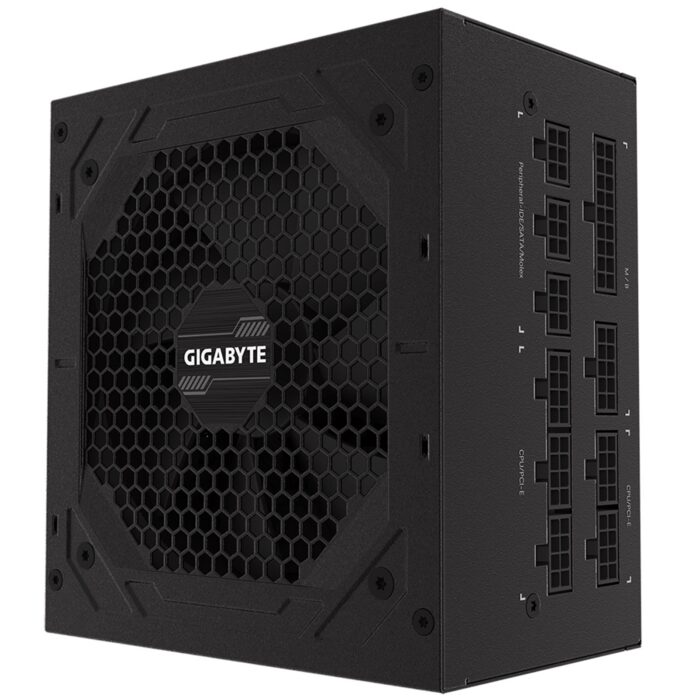 Gigabyte P850GM 850W PSU, 120mm Smart Hydraulic Bearing Fan, 80 PLUS Gold, Fully Modular, UK Plug, High-Quality Japanese Capacitors, Powerful Single +12V Rail - Image 7