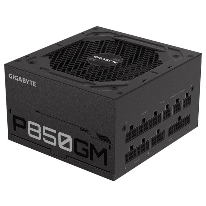 Gigabyte P850GM 850W PSU, 120mm Smart Hydraulic Bearing Fan, 80 PLUS Gold, Fully Modular, UK Plug, High-Quality Japanese Capacitors, Powerful Single +12V Rail - Image 4
