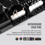 ID-COOLING SE-214-XT ARGB CPU Cooler 4 Heatpipes CPU Air Cooler Addressable RGB Light - Image 5