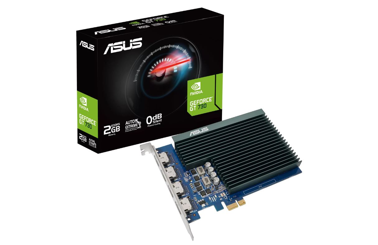 Asus GT730 Asus GT730 Passive, Single Slot 4 x HDMI - Image 1