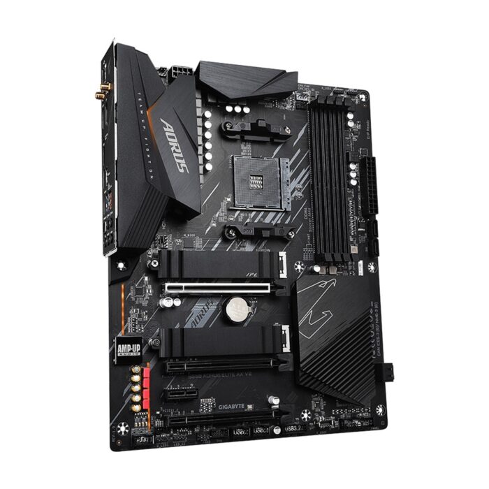 Gigabyte B550 AORUS ELITE AX V2 AMD Socket AM4 ATX HDMI/DIsplayPort WiFi 6 M.2 RGB USB 3.2 Type-C Motherboard - Image 3