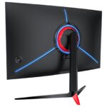 piXL CM32GF5 32 Inch Curved Gaming Monitor, 144Hz/ 165Hz, 5ms Response Time, Frameless, Freesync, G-Sync, 1920 x 1080 Full HD, DisplayPort, HDMI, VESA Mount, Black Finish - Image 4