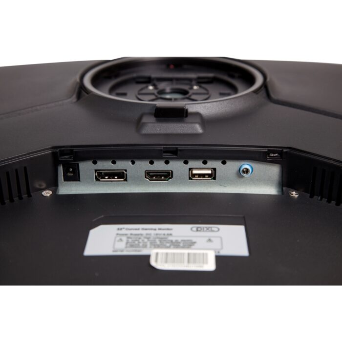 piXL CM32GF5 32 Inch Curved Gaming Monitor, 144Hz/ 165Hz, 5ms Response Time, Frameless, Freesync, G-Sync, 1920 x 1080 Full HD, DisplayPort, HDMI, VESA Mount, Black Finish - Image 5