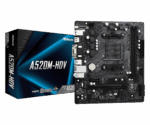 Asrock A520M-HDV, AMD A520, AM4, Micro ATX, 2 DDR4, VGA, DVI, HDMI, M.2