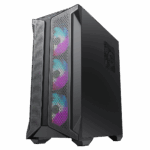 GameMax Brufen C1 ARGB Case 4 x ARGB Fans Turbo MB Cooling Fan - Image 4