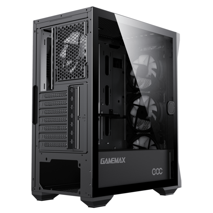 GameMax Brufen C1 ARGB Case 4 x ARGB Fans Turbo MB Cooling Fan - Image 7
