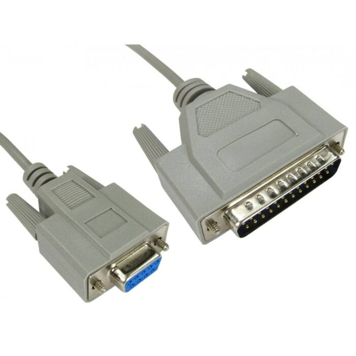 D9 Female to D25 D9 Female to D25 Male Serial Cable - Image 1