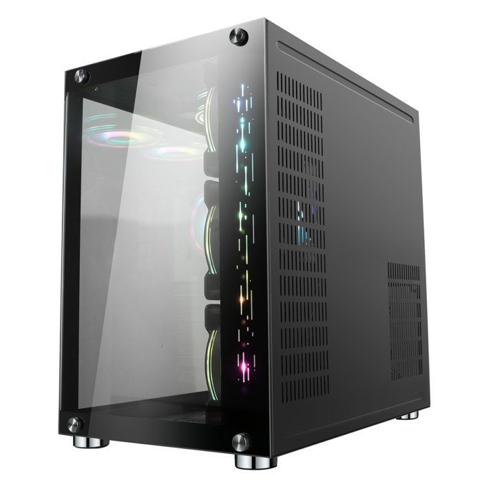 GamMax DS360 Glass Gaming Case 6 x Infinity ARGB Fans Hub - Image 5