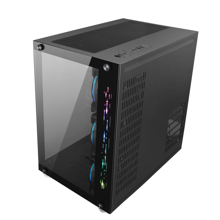 GamMax DS360 Glass Gaming Case 6 x Infinity ARGB Fans Hub - Image 8