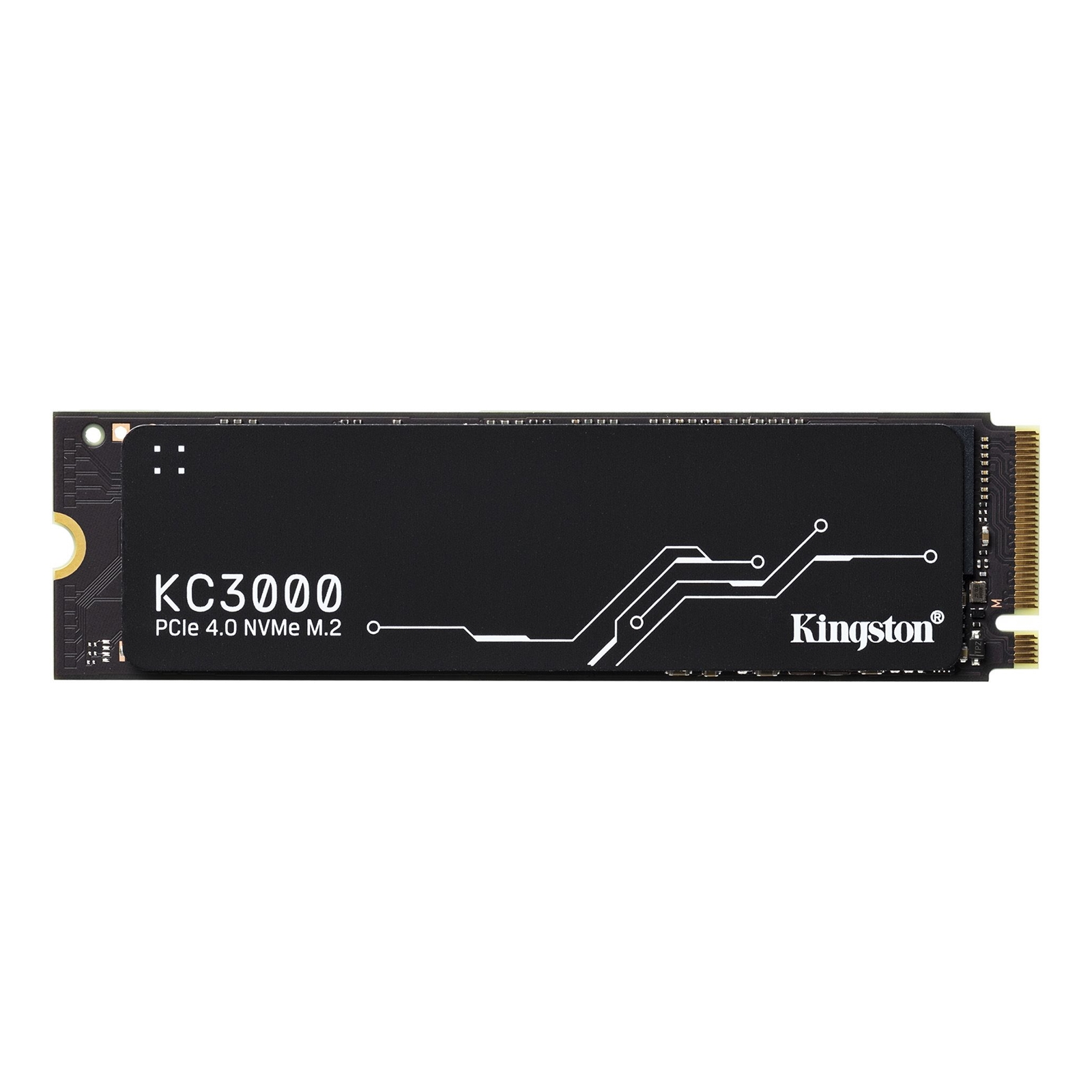 Kingston KC3000 Kingston KC3000 (SKC3000S/1024G) 1TB NVME M.2 PCIe Gen4 x4 NVMe SSD, Read 7000MB/s, Write 6000MB/s - Image 1