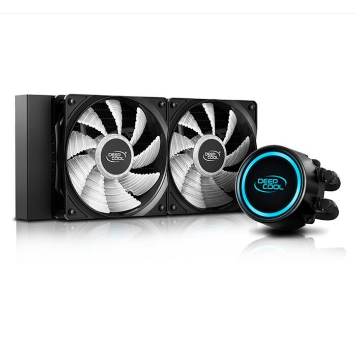 DeepCool GAMMAXX L240 V2 Universal Socket 240mm PWM 1800RPM RGB LED AiO Liquid CPU Cooler - Image 3