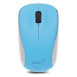 Genius NX-7000 Wireless Mouse, 2.4 GHz with USB Pico Receiver, Adjustable DPI levels up to 1200 DPI, 3 Button with Scroll Wheel, Ambidextrous Design, Blue - Image 2