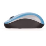 Genius NX-7000 Wireless Mouse, 2.4 GHz with USB Pico Receiver, Adjustable DPI levels up to 1200 DPI, 3 Button with Scroll Wheel, Ambidextrous Design, Blue - Image 4