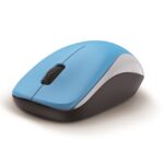 Genius NX-7000 Wireless Mouse, 2.4 GHz with USB Pico Receiver, Adjustable DPI levels up to 1200 DPI, 3 Button with Scroll Wheel, Ambidextrous Design, Blue - Image 3