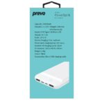 Prevo SP3012 Power bank,10000mAh Portable Fast Charging - Image 5