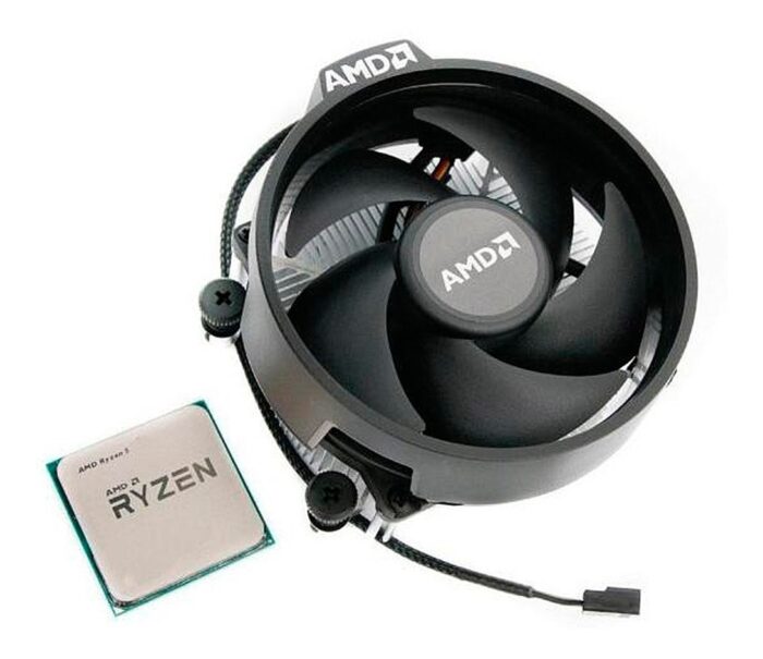 amd ryzen + cooler Used AMD Athlon 3000G Dual Core 3.5Ghz Radeon Vega 3 AM4 - Image 1