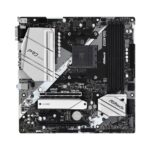 ASRock B550M Pro4 AMD Socket AM4 Micro ATX HDMI/DisplayPort/VGA Dual M.2 USB C 3.2 Motherboard - Image 2