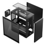 DeepCool MACUBE 110 Case, Home & Business, Black, Micro Tower, 2 x USB 3.0, Tempered Glass Side Window Panel - Image 8