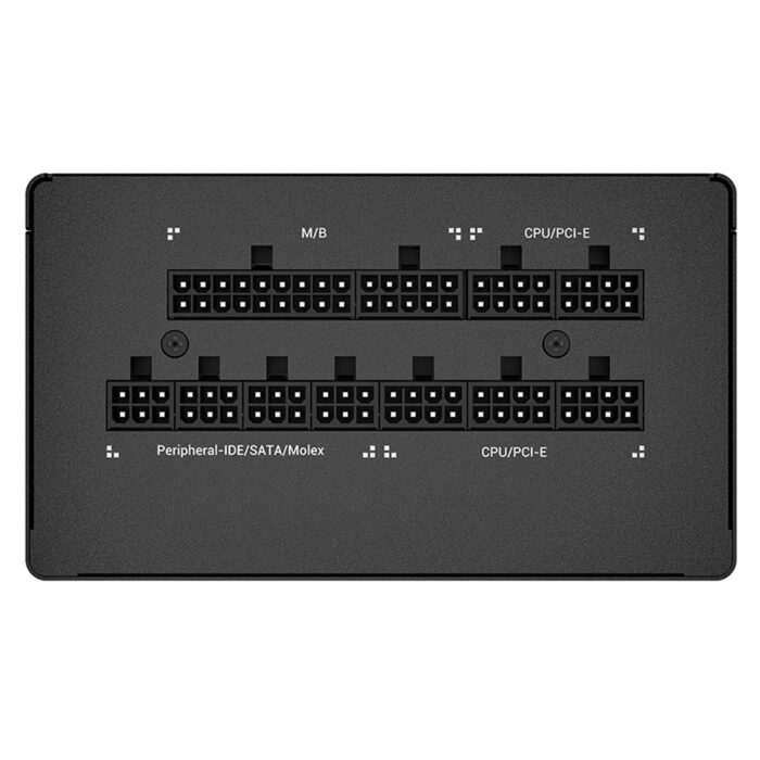 DeepCool PQ850M 850W Power Supply Unit, 80 PLUS Gold, Fully Modular, UK Plug, Flat Black Cables - Image 2