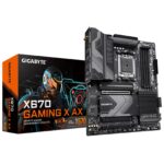 Gigabyte X670 GAMING X AX (rev.10) Motherboard, AMD socket AM5, ATX, DDR5